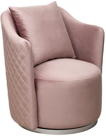 Кресло Garda Decor VERONA-Colt007 (Пыльно-розовый)