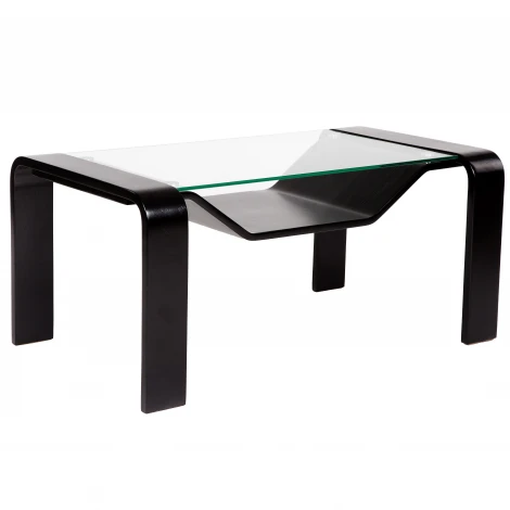 Стол журнальный Гурон 1 черный матовый Mebelik 009741