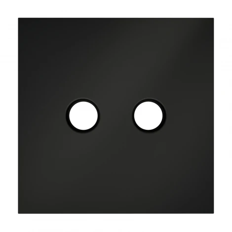 Накладка для розетки телевизионной оконечной TV+SAT Voltum S70 VLS001608 (черный матовый)