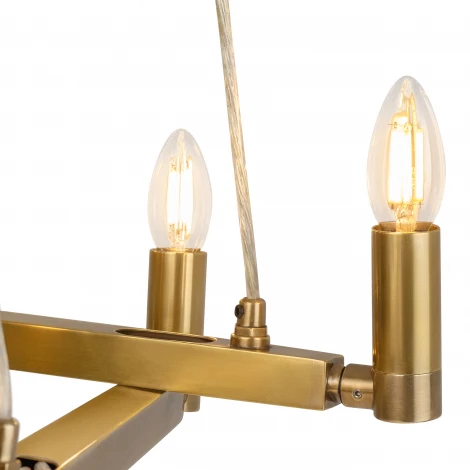 Подвесная люстра Covali PL-37020 (220V, на проводе, свеча)