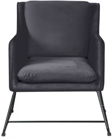 Кресло Top Concept Alex, бархат серый 27