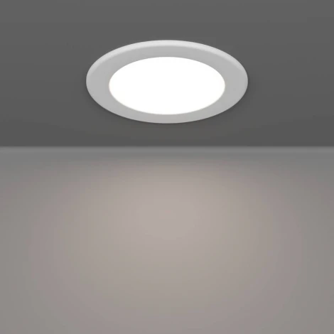 Встраиваемый светодиодный светильник Eglo Fueva 6 901417 с рег-кой цветовой темп-ры 6,3W(LED) IP44 2700K, 4000K, 6500K пластик, белый