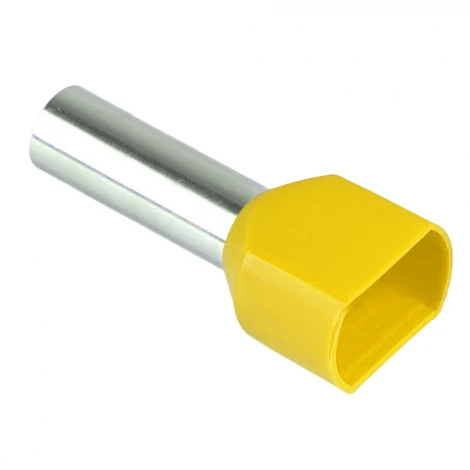 Наконечник штыревой втулочный изолированный 25 шт. Stekker 50405