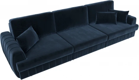 Диван прямой Лига-057 НПБ Лонг Лига Диванов (Велюр) арт.129247
