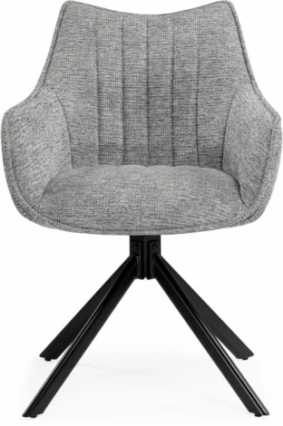 Стул на металлокаркасе Woodville Denever gray / black арт.15836