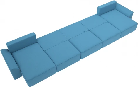 Диван п-образный Лига-048 НПБ МегаЛонг Лига Диванов (Рогожка) арт.128317