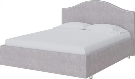 PROxSON Кровать Classic (Ткань: Велюр Лофти Серый) 90x190
