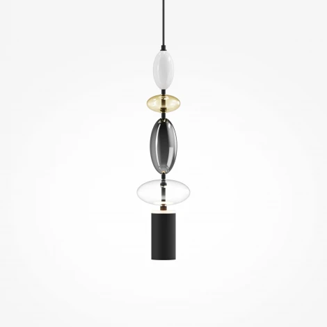 Подвесной светильник Maytoni Monochrome MOD071PL-L8B3K2 (220V, на проводе, бусы)
