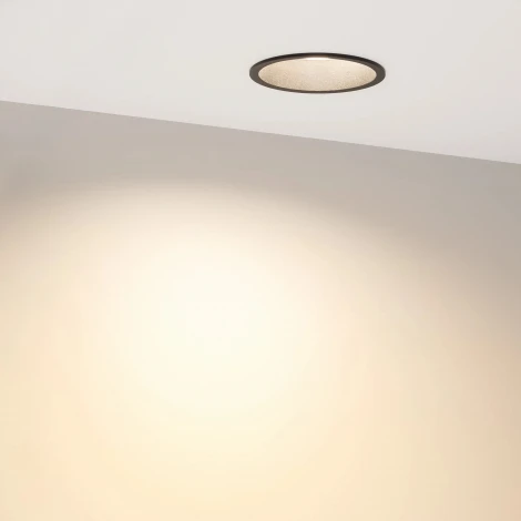 Светильник встроенный MS-BREEZE-BUILT-R82-9W Warm3000 (BK, 80 deg, 230V) (Arlight, IP20 Металл) 036619(1)