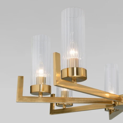 Подвесная люстра Eurosvet Arganie 60133/8 латунь (220V, на цепи)