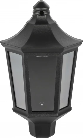 Настенный фонарь уличный ЭРА НБУ 06-60-003 У1 черный прозр. (220V, IP44)