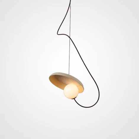 Подвесной светильник Margott D35 Orange By ImperiumLoft Margott01 (220V, на тросе, шар)