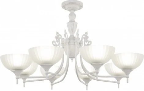 Потолочная люстра на штанге Arte Milano AM340049 340049/8 WT+SL (220V)