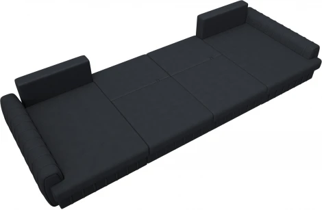 Диван П-образный Лига-057 НПБ Лонг Лига Диванов (Замша) арт.129340