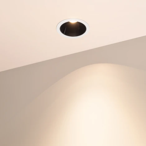 Светильник встраиваемый LED MS-ATLAS-BUILT-R72-20W Warm3000 (WH-BK, 30 deg, 230V) (Arlight, IP20 Металл) 035456