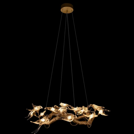 Подвесной светильник Loft It Voa 10378/800 (LED, 220V, на тросе, ветки, птички)