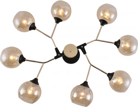 Потолочная люстра на штанге Reluce 01483-0.3-08 BK+FGD (220V)