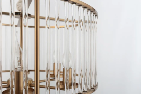 Подвесная люстра Rivoli Erin 4112-306 (220V, на цепи, свеча, круглые)