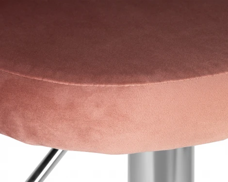 Стул барный DOBRIN MILANA (пудрово-розовый велюр (MJ9-32))