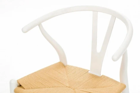 Интерьерный стул Wishbone Белый