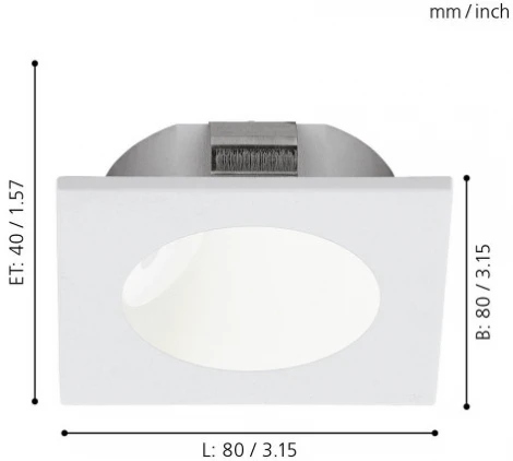 Подсветка для лестниц и ступеней встраиваемая Eglo Zarate 96901 (LED, 220V)