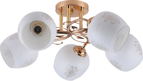 Потолочная люстра на штанге Escada Anemone 1121/5PL (220V)