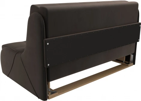 Диван прямой аккордеон Риттэр 140 (Коричневый/Велюр) Лига Диванов арт.121689