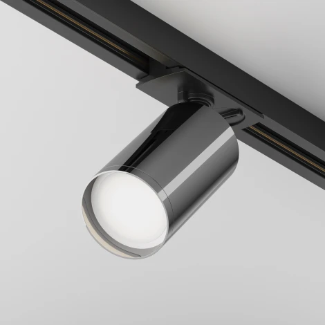 Трековый светильник Focus Unity GU10 10Вт (однофазный) Maytoni Technical TR020-1-U-GU10-BGF (220V, круглые)