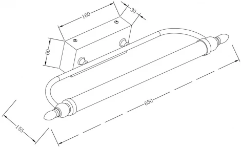Подсветка для картин Maytoni Oculus MIR014WL-L12C3K (LED, 220V)