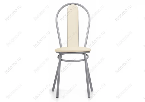 Стул Woodville на металлокаркасе Lamniel ваниль в крапинку / светлый мусс 459662