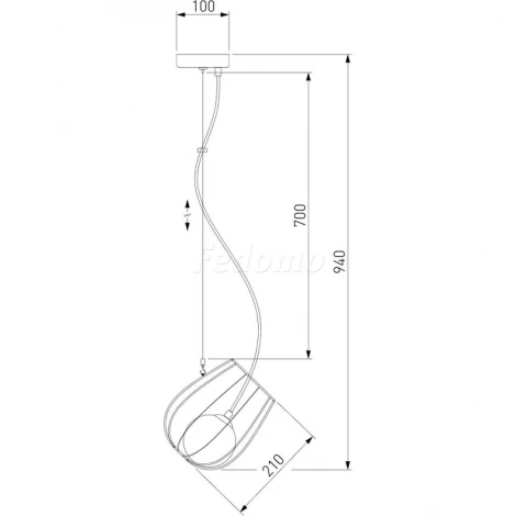 Подвесной светильник Eurosvet Basket 50138/1 черный