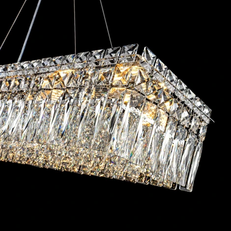 Подвесная люстра хрустальная Modelux ML.7084.1200 CR