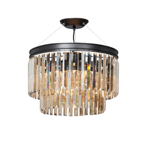 Потолочная люстра Vitaluce V5148-1/6S (220V, хрусталь, круглые)