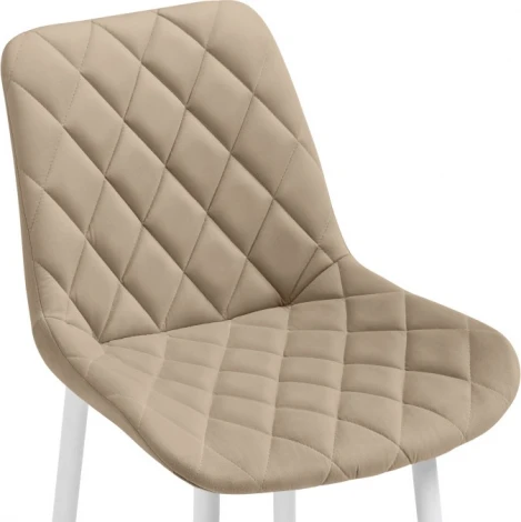 Полубарный стул Баодин К Б/К (Баодин К Б/К бежевый / белый) Notta арт.517162