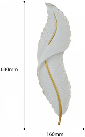 Настенный светильник светодиодный Arte Milano AM-268101 268101/D160/H630/19W/3-6K Wh (220V, перо)