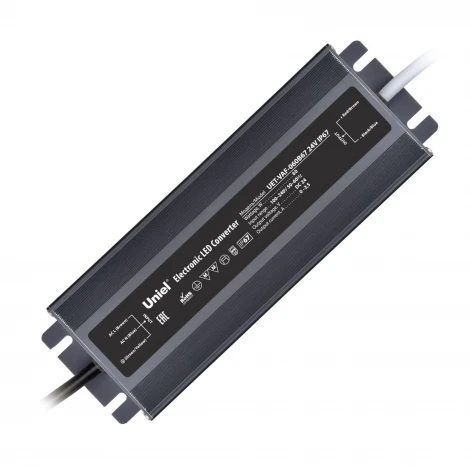 Блок питания ультратонкий 60Вт Uniel UET-VAF-060B67 24V IP67