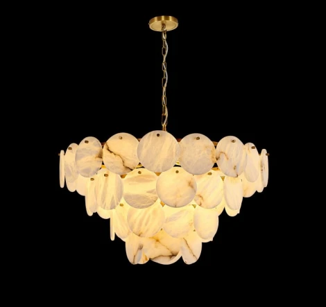 Подвесная люстра Fluorite Di Marmo FL1018-20P (220V, на цепи)