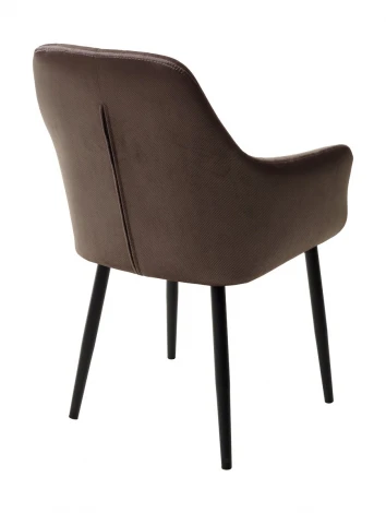 Стул Роден Blitz 06 Коричневый, велюр/ черный каркас,