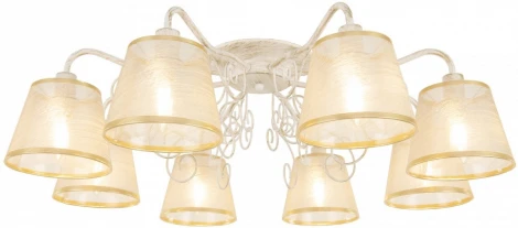 Потолочная люстра Arte Milano AM341120 341120/8 WT+G (220V)