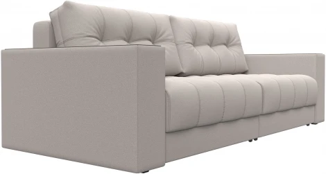 Диван прямой с декором Лига-049 НПБ Лига Диванов (Замша) арт.128412