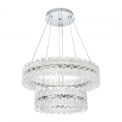 Подвесная люстра светодиодная с пультом с регулировкой цветовой температуры Modelux ML.8185.600.400 CR