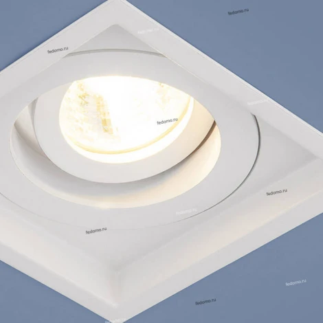 Встраиваемый точечный светильник Elektrostandard 1071 1071/1 MR16 WH белый (220V)