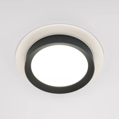 Встраиваемый светильник Hoop GX53 1x15Вт Maytoni Technical DL086-GX53-RD-WB (220V, круглые)