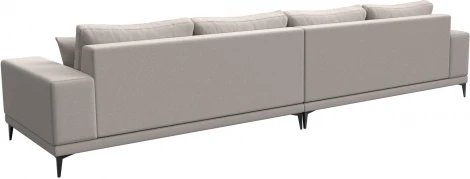 Диван прямой Льюес Лонг Лига Диванов (Замша) арт.126724