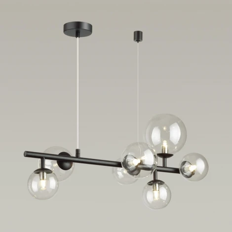 Подвесной светильник Odeon Light Tovi 4818/7 (220V, на тросе, шарики, молекулы)