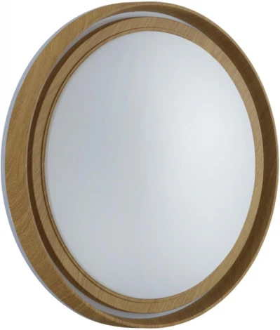 Настенно-потолочный светильник Sonex Rux Wood 7640/EL BASICA SN пластик/корич. под дер. LED 70Вт 3000-6000K D490 IP43 пульт ДУ (220V, круглые)