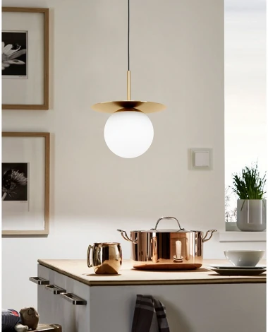 Подвесной светильник Eglo Arenales 39952 (220V, на проводе, шар)