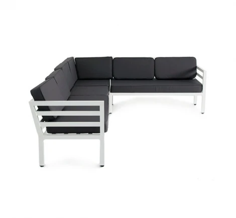 Угловой модульный диван, каркас из алюминия 4SIS Глория GLO-S2R+S2L+A+CS-001