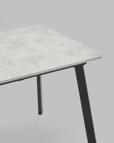 Стол Stool Group Batu new 120-160/80/76 Стол Stool Groupешница ЛМДФ ароза светлая подСтол Stool Groupье металл черный УТ000041938