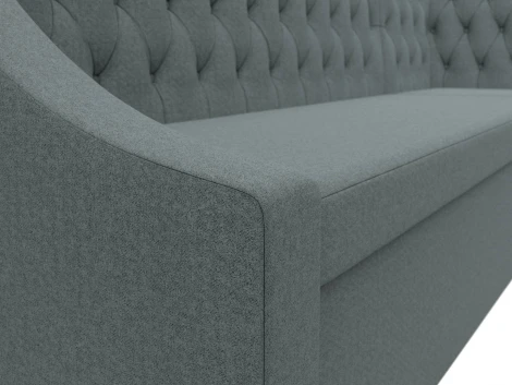 Диван кухонный угловой Мерлин правый угол (Серый/Рогожка) Лига Диванов арт.122514